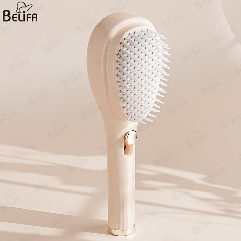 Self Cleaning Hair Brush Manufacturer - OEM/ODM New Retractable Anti-static Scalp