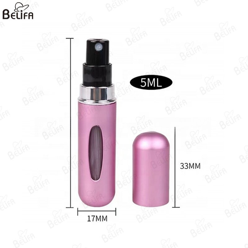 Perfume Bottle Manufacturer - Wholesale Luxury 5ml Mini Aluminum Refillable Spray