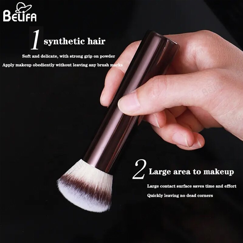 Foundation Brush Manufacturer - OEM/ODM New High End Round Angled Blending Brush