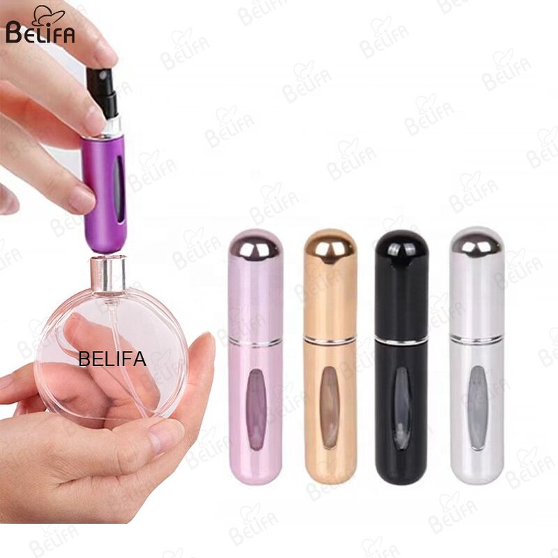 Perfume Atomizer Manufacturer - OEM/ODM Luxury 5ml Aluminum Bottom Refillable