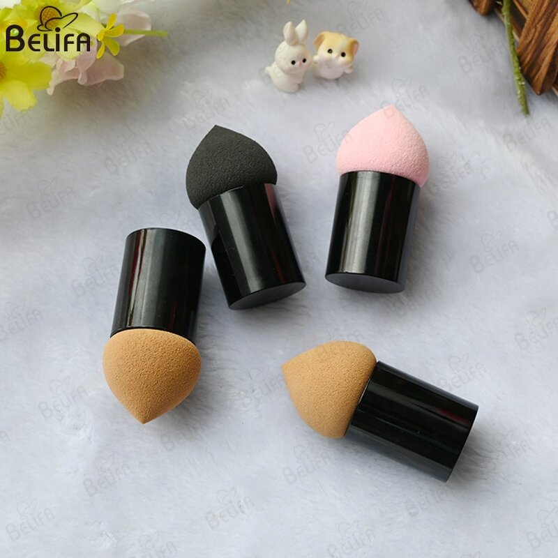Makeup Sponge Manufacturer - Wholesale Good Quality Mushroom with Handle Round