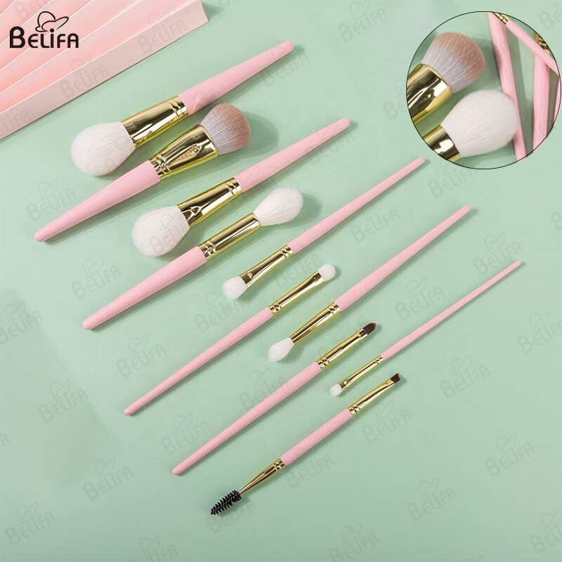 Makeup Brush Set Manufacturer - Wholesale 10 Pcs Crystal Goat Synthetic Hair Set