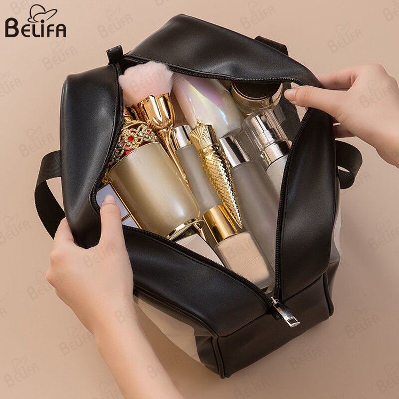 Cosmetic Bag Manufacturer - OEM Custom PVC Transparent Clear Zipper Organizer