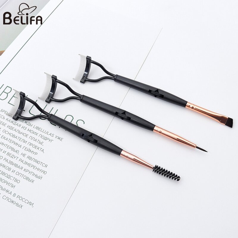 Eyebrow Comb Manufacturer - OEM/ODM Hot Sale 2 in 1 Folding Eyelash Separator