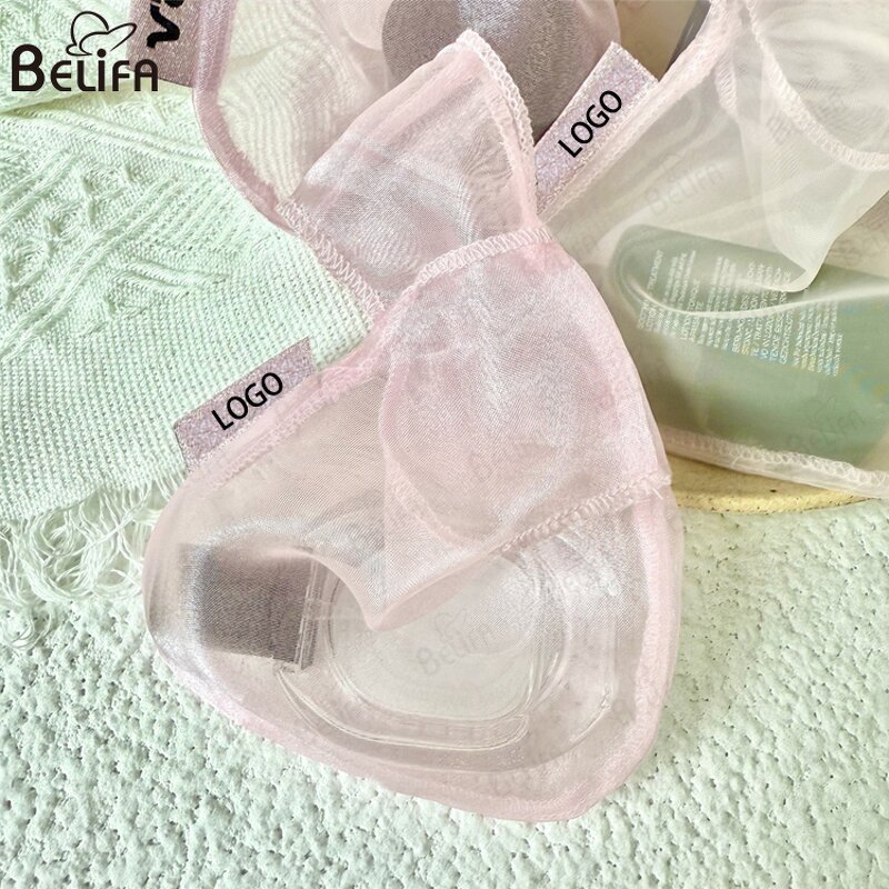 Organza Bag Manufacturer - OEM Custom Embroidered Label Plain Pink Pouch