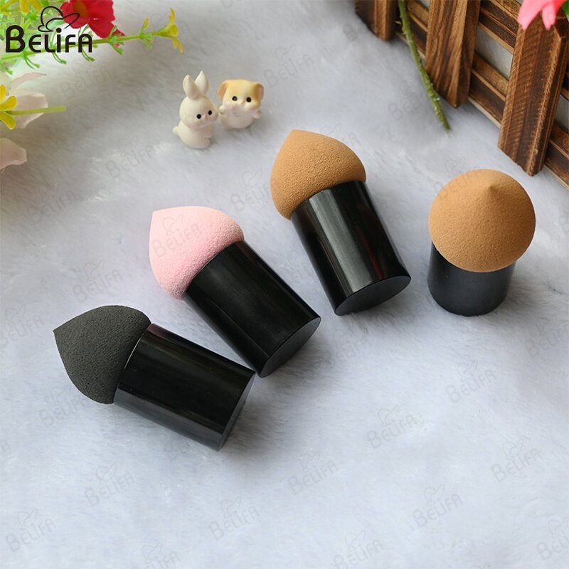 Makeup Sponge Manufacturer - OEM Custom Mushroom with Handles Cosmetic Blender