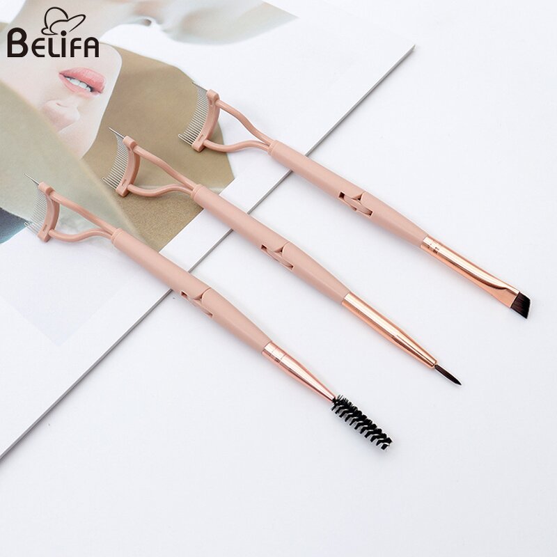 Eyebrow Comb Manufacturer - OEM/ODM Hot Sale 2 in 1 Folding Eyelash Separator
