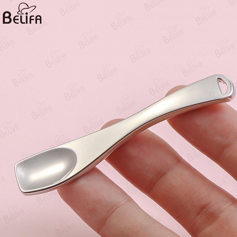 Cosmetic Spatula Manufacturer - Wholesale Metal Facial Massage Zinc Alloy Spoon
