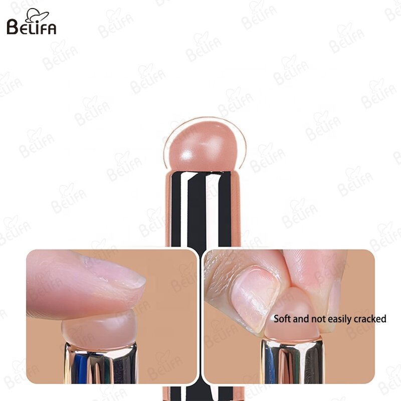 Silicone Lip Brush Manufacturer - OEM/ODM Soft Round Head Crystal Eyeshadow