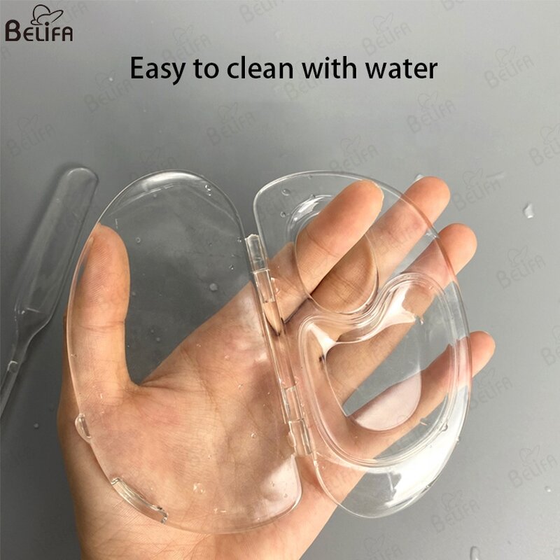 Makeup Mixing Plate Manufacturer - OEM/ODM Handhold Foldable Clear Acrylic Tray