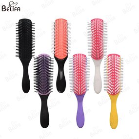 Hair Comb Manufacturer - OEM/ODM MJ Fashionable 9 Row Salon Denman Brush