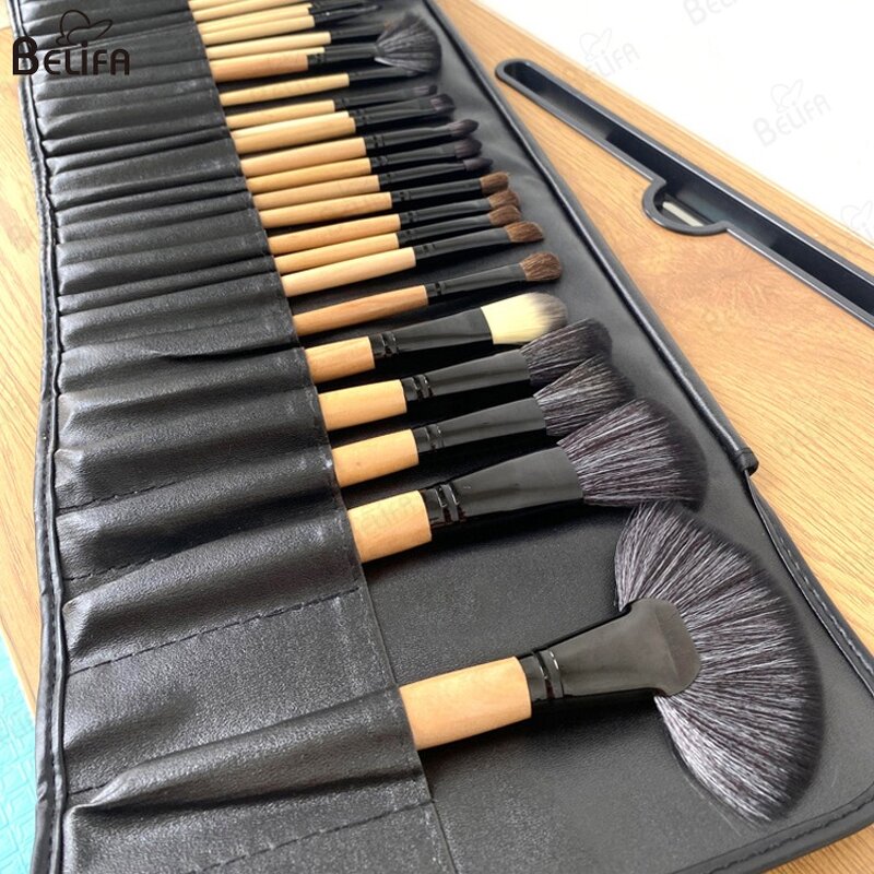 Makeup Brush Set Manufacturer - OEM/ODM Hot Selling 32 Pcs Professional Set Bag
