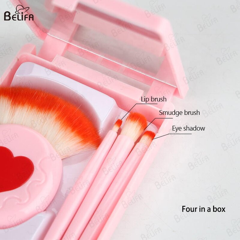 Makeup Brush Box Manufacturer - OEM/ODM Portable Mini with Mirror Multi Functional