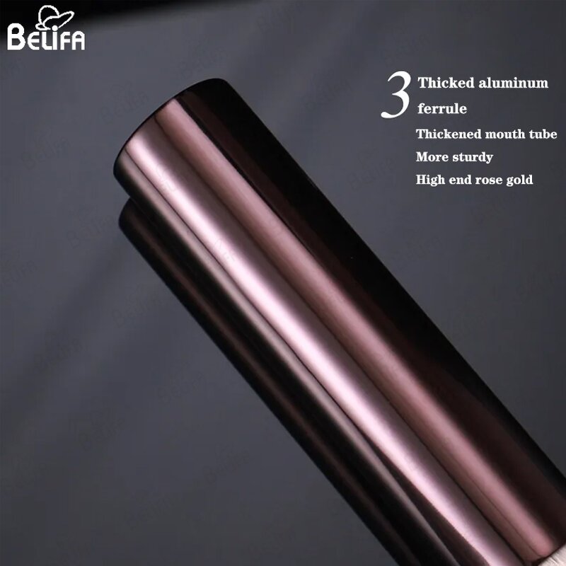 Dual Ended Brush Manufacturer - OEM/ODM Hot Selling Coffee Color Highlight Bronzer