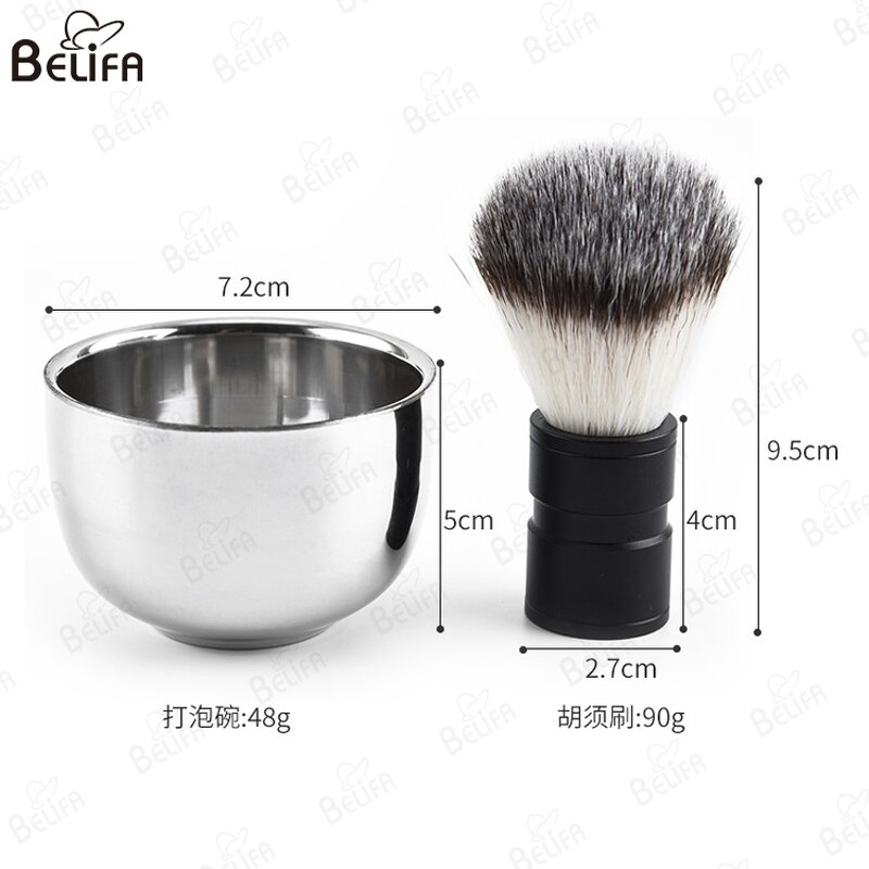 Shaving Bowl Manufacturer - OEM/ODM Hot Sell Stainless Steel Soap Beard Cream