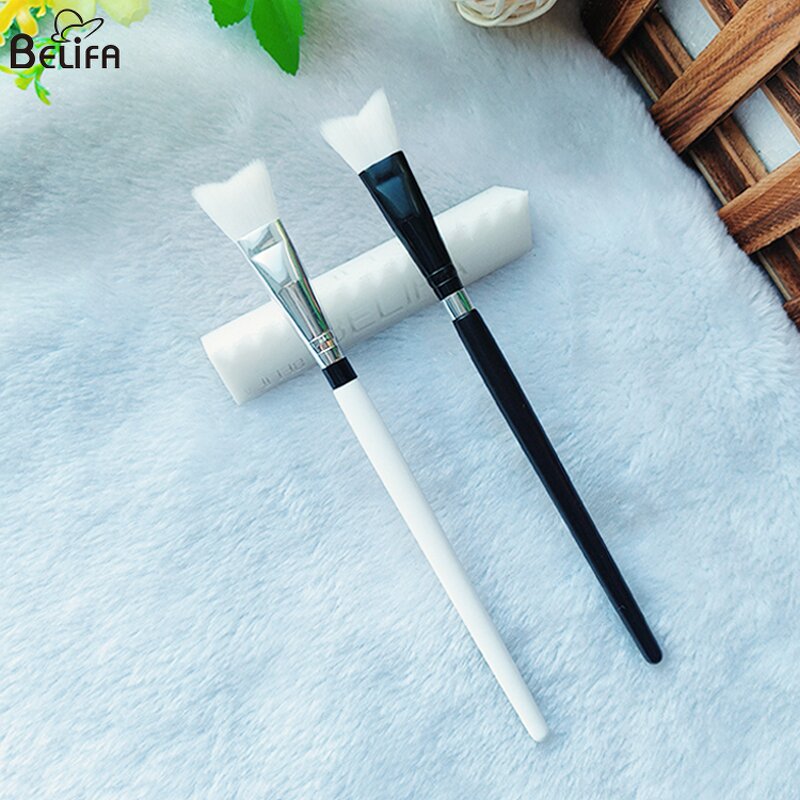 Eyelash Cleansing Brush Manufacturer - OEM/ODM New Fluffy Black White Silver Curved