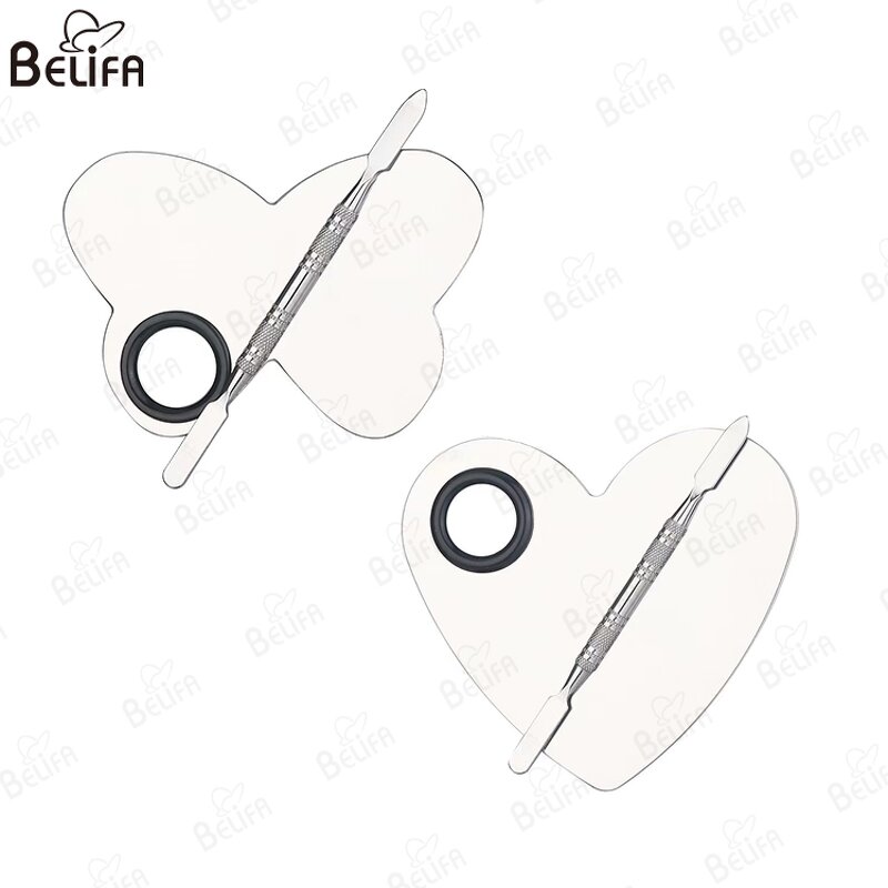 Makeup Palette Manufacturer - Wholesale Butterfly Heart Stainless Steel Mixing