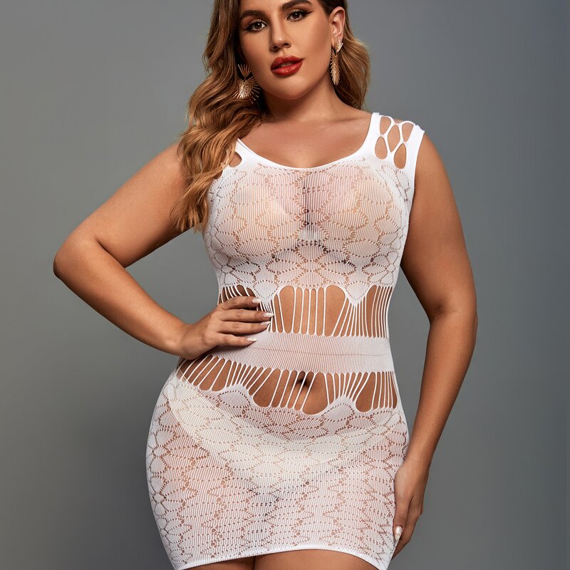 Lace Bodystocking Supplier - OEM Plus Size Sleepwear
