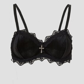 Velvet Lace Bra Factory - OEM Wholesale Gothic Lingerie