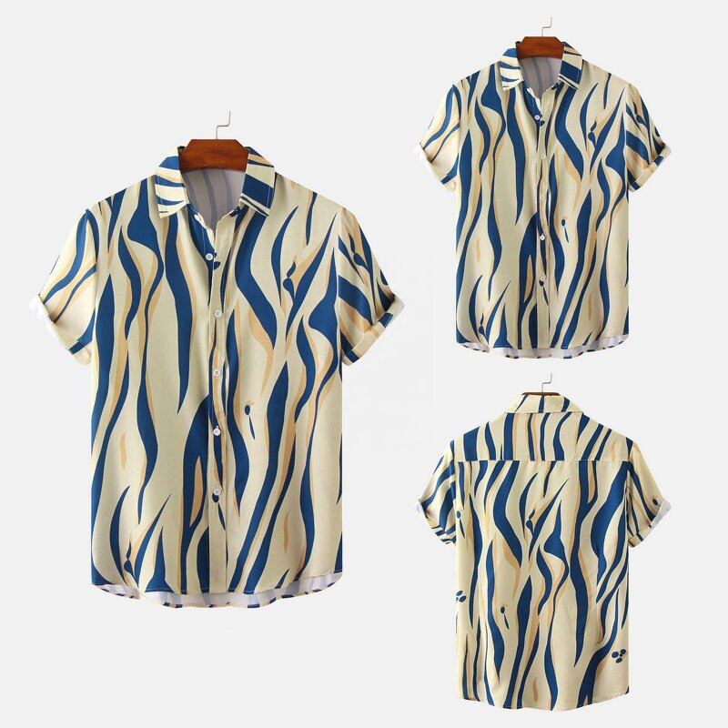 Men's Hawaiian Shirt Manufacturer - OEM Plus Size Aloha Shirt