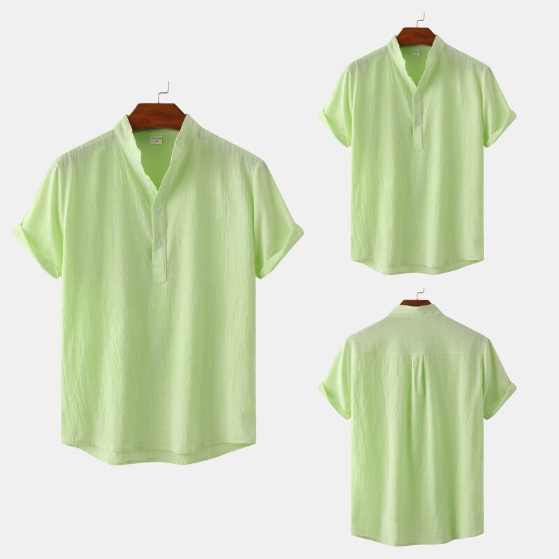 Casual Shirt Supplier - OEM Cotton Linen Shirt