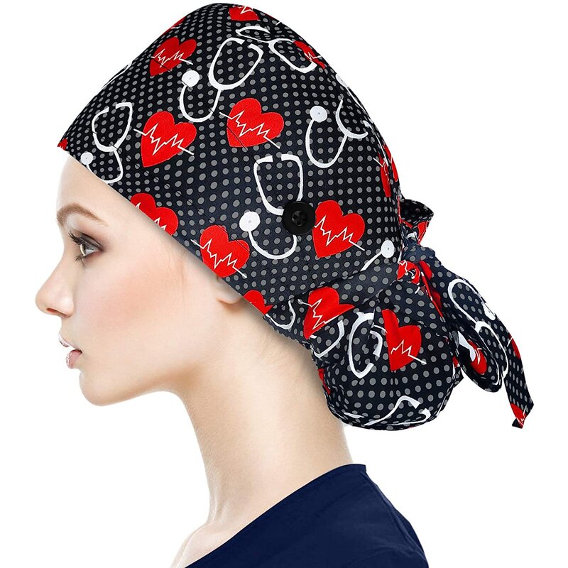 Scrub Cap Supplier - OEM Solid Color Nurse Cap