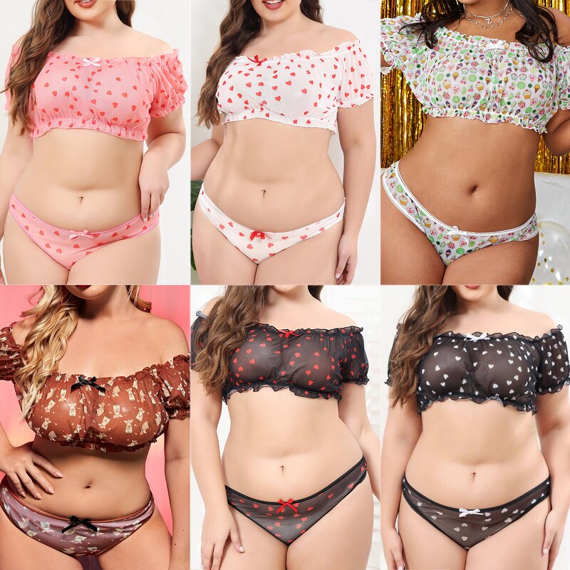Polka Dot Lingerie Set Manufacturer - Wholesale Two-Piece Sets