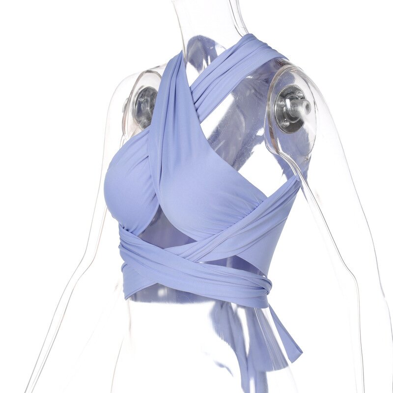 Tank Top Factory - OEM Halter Bandage Crop Top