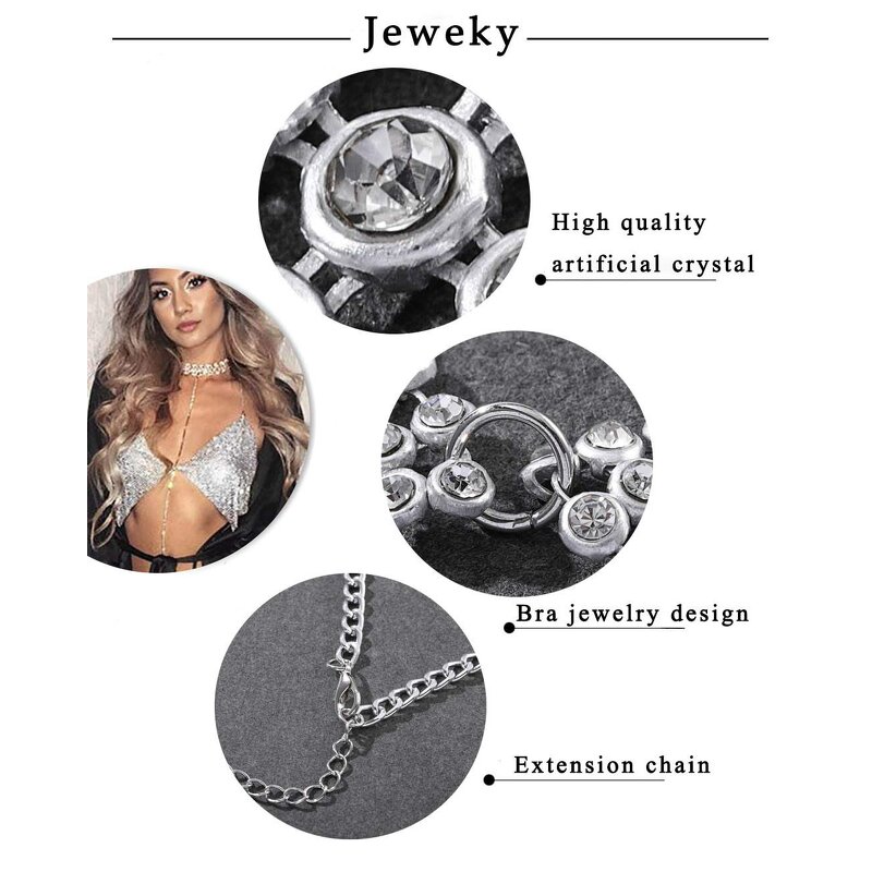 Body Chain Manufacturer - OEM Sparkly Chest Accessory