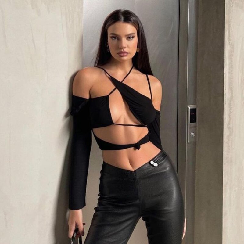 Crop Top Manufacturer - OEM Hollow Out Patchwork Top