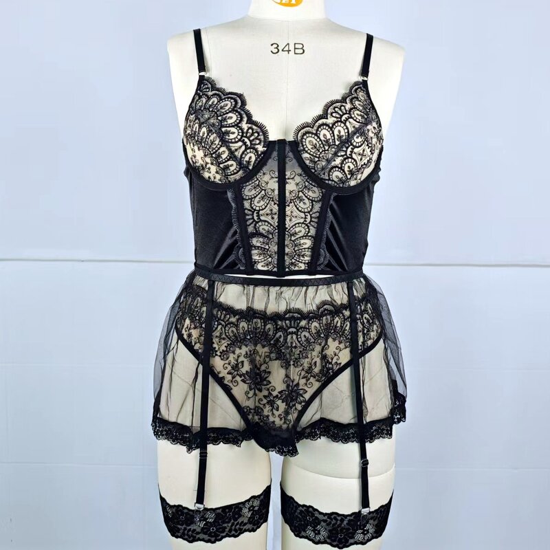 Transparent Nighty Supplier - OEM French Style Lingerie