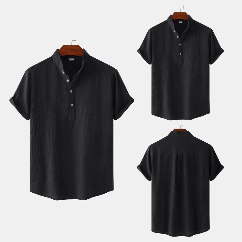 Casual Shirt Supplier - OEM Cotton Linen Shirt