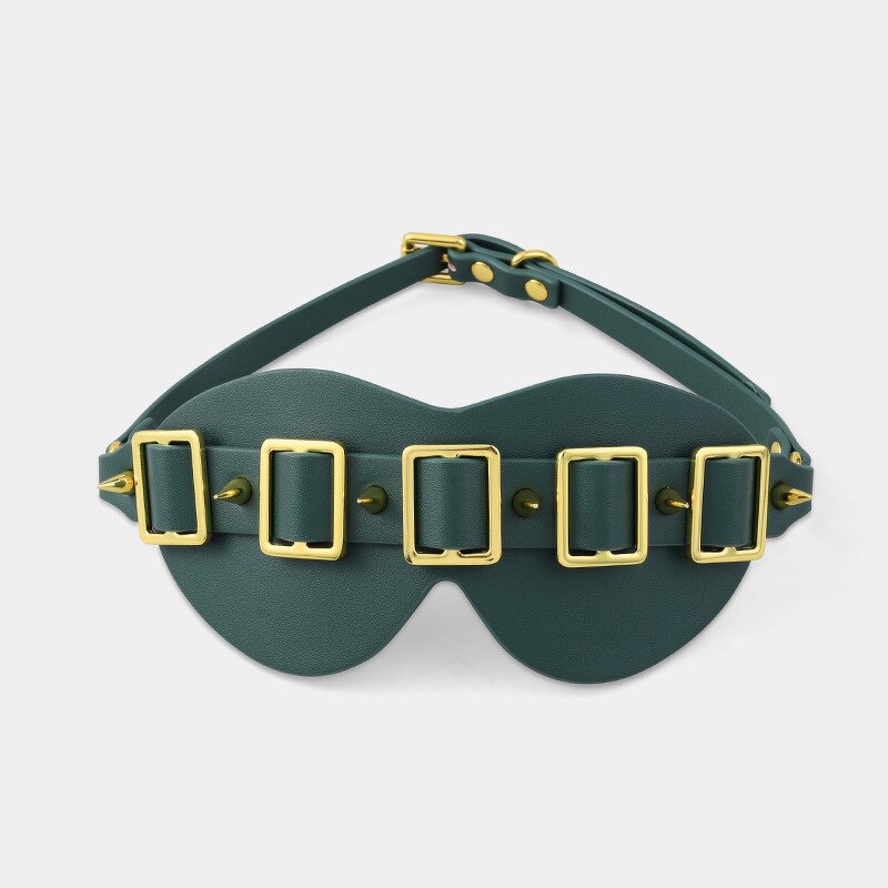 Leather Eye Mask Factory - OEM Rivet Bondage Mask