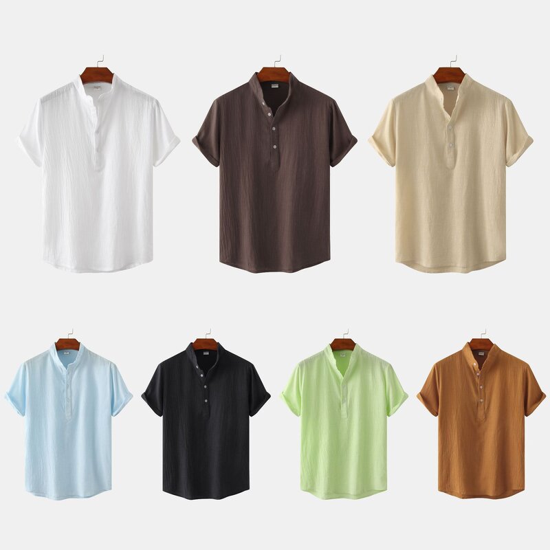 Casual Shirt Supplier - OEM Cotton Linen Shirt