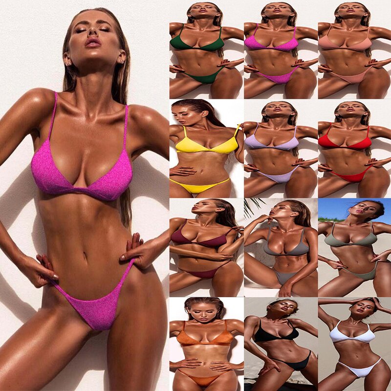 Separates Bikini Supplier - OEM Solid Color Swimwear