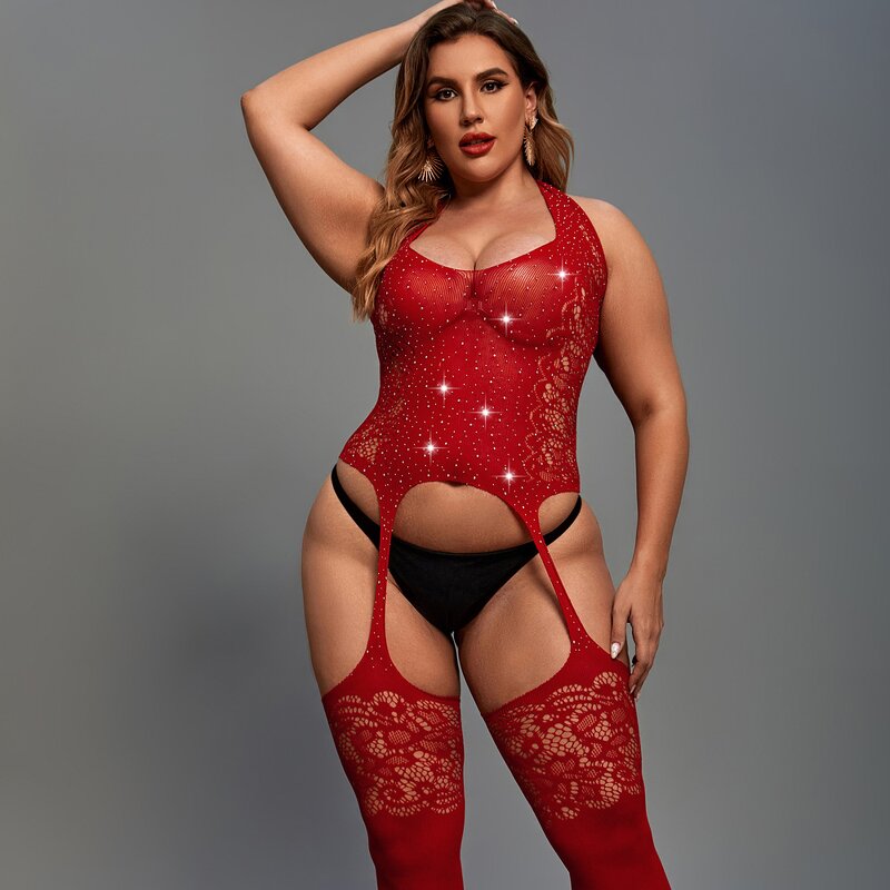 Fishnet Bodysuit Manufacturer - OEM Plus Size Lingerie