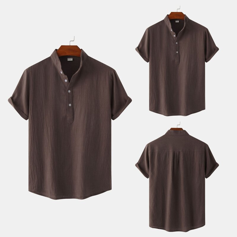 Casual Shirt Supplier - OEM Cotton Linen Shirt