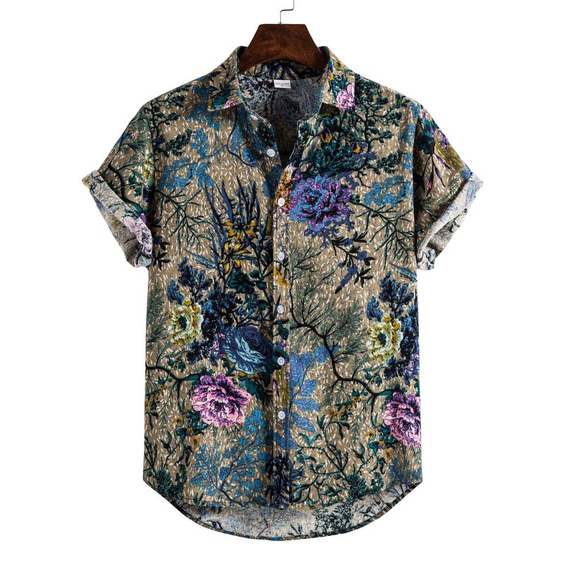 Hawaiian Shirt Supplier - OEM Vintage Short Sleeve Shirt