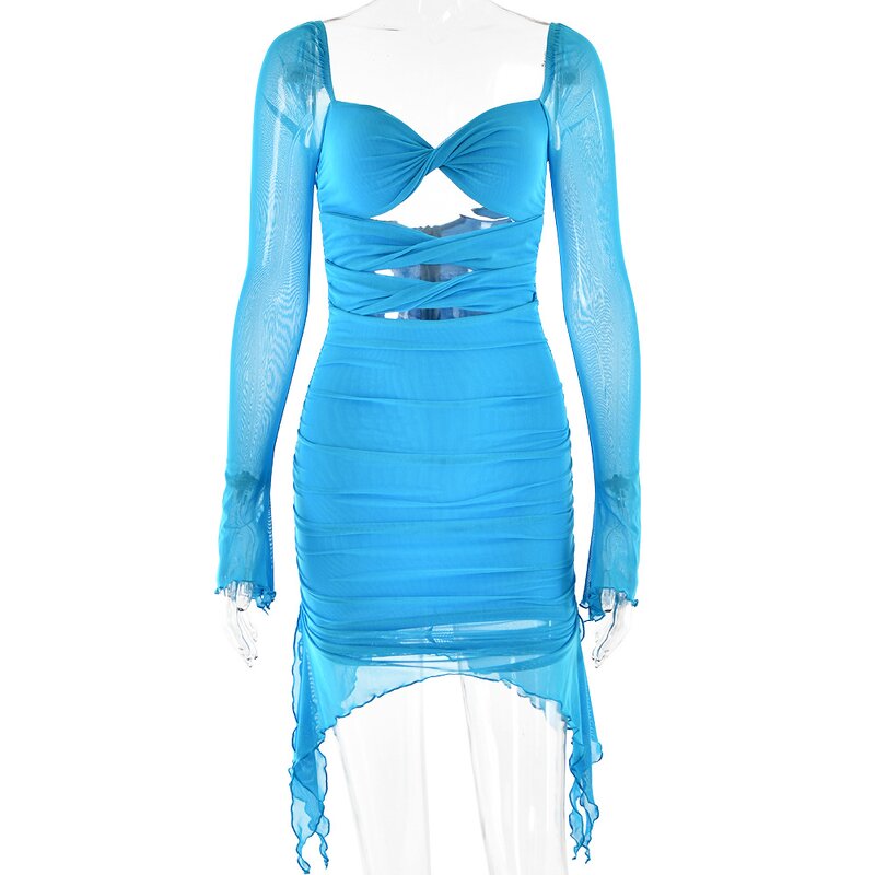 Latex Dress Manufacturer - OEM Mesh Bodycon Dress