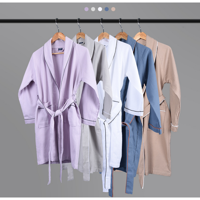 Cotton Bathrobe Factory - OEM Hotel Waffle Bathrobe