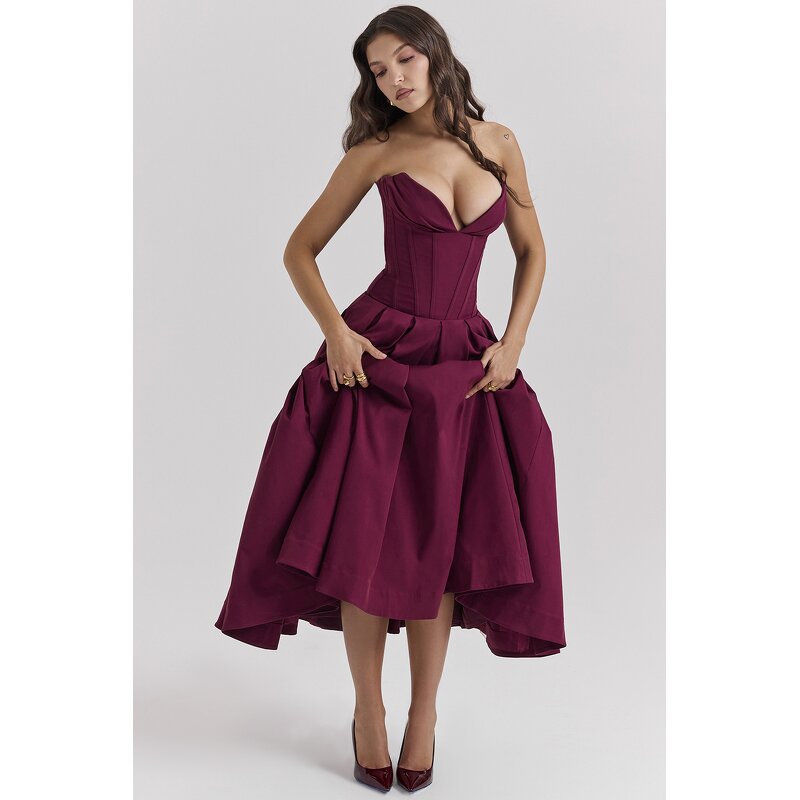 Strapless Long Dress Factory - OEM Maxi A Line Dress