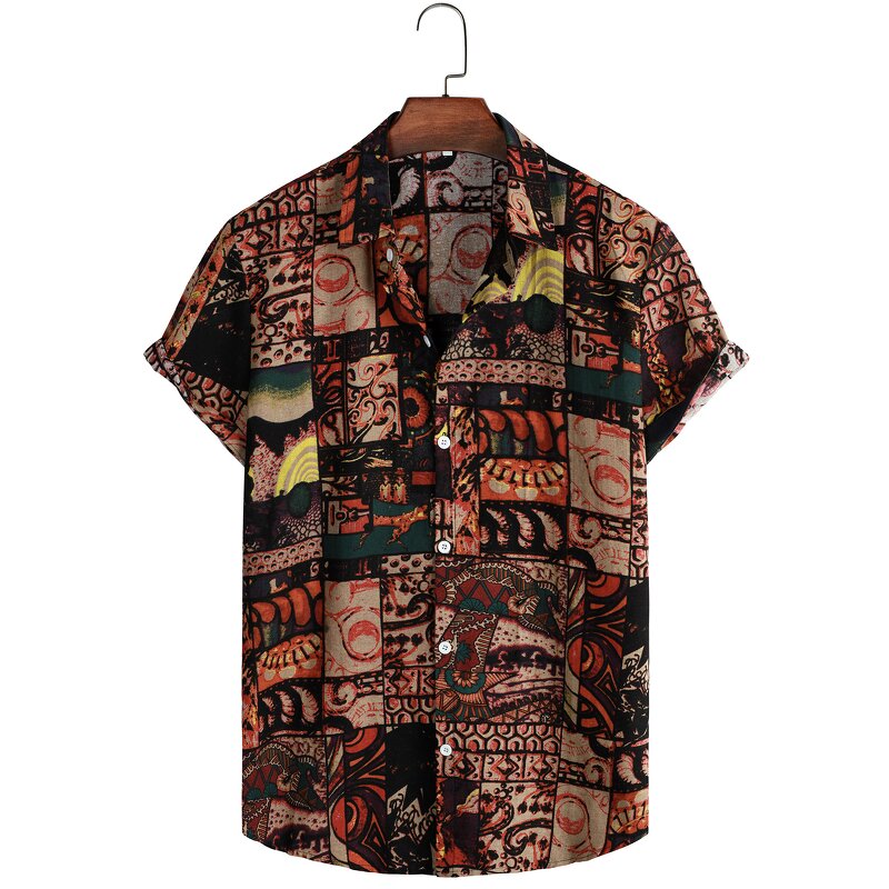 Men's Printed Shirt Factory - OEM African Print Shirt
