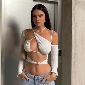 Crop Top Manufacturer - OEM Hollow Out Patchwork Top