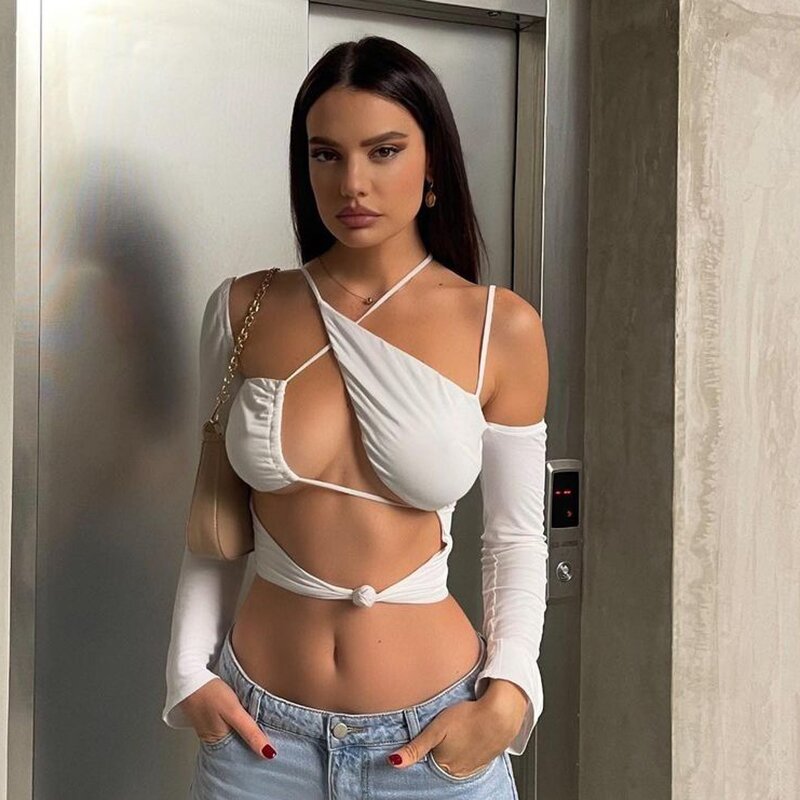 Crop Top Manufacturer - OEM Hollow Out Patchwork Top