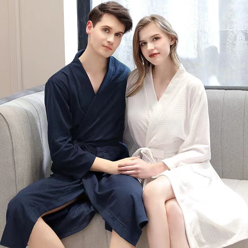 Waffle Bathrobe Supplier - OEM Custom Hotel Bathrobe