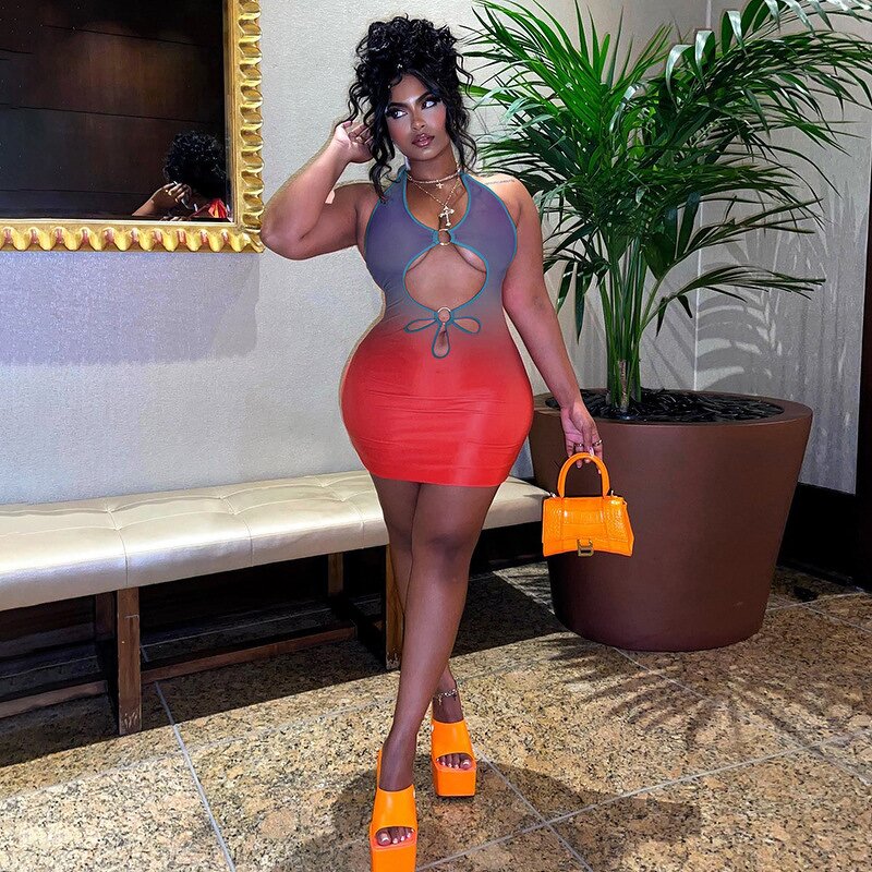 Hollow Out Dress Factory - OEM Slinky Pencil Dress