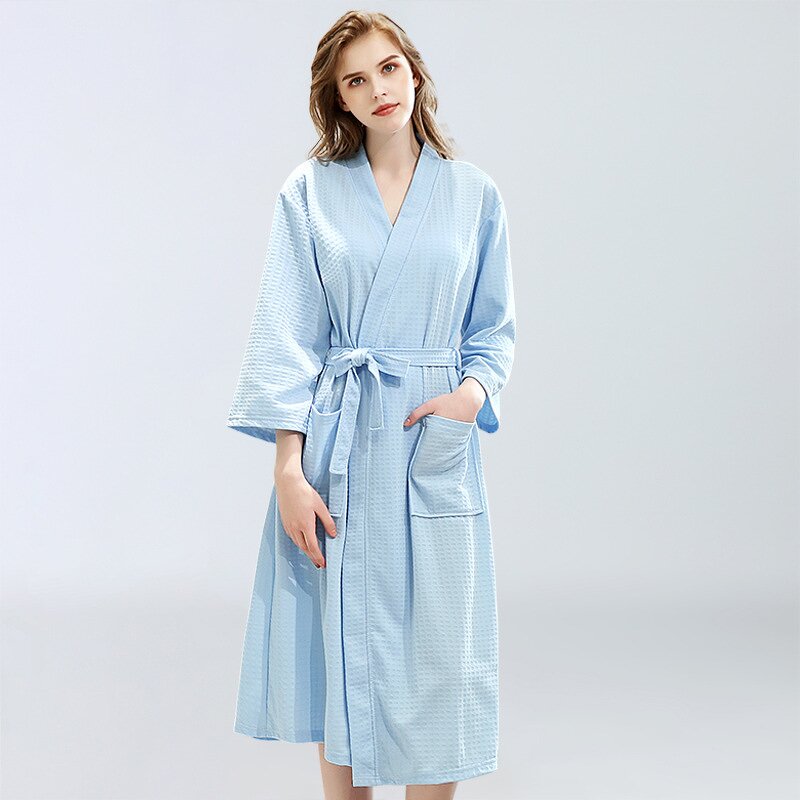 Waffle Bathrobe Supplier - OEM Custom Hotel Bathrobe