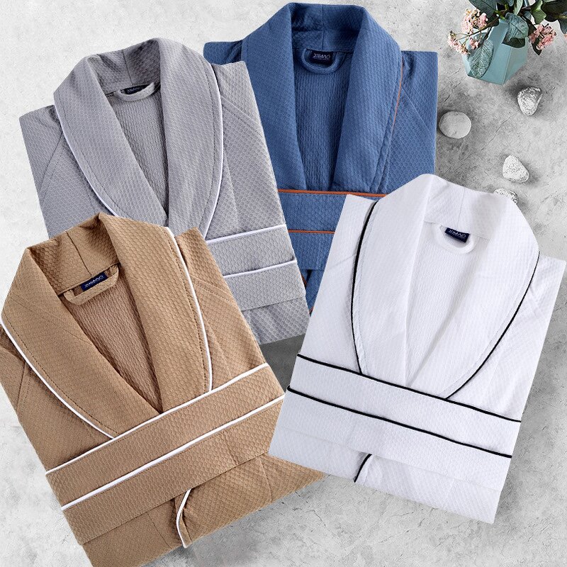 Cotton Bathrobe Factory - OEM Hotel Waffle Bathrobe