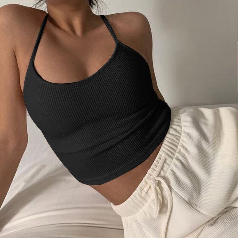 Crop Top Supplier - OEM Ribbed Camisole Tops