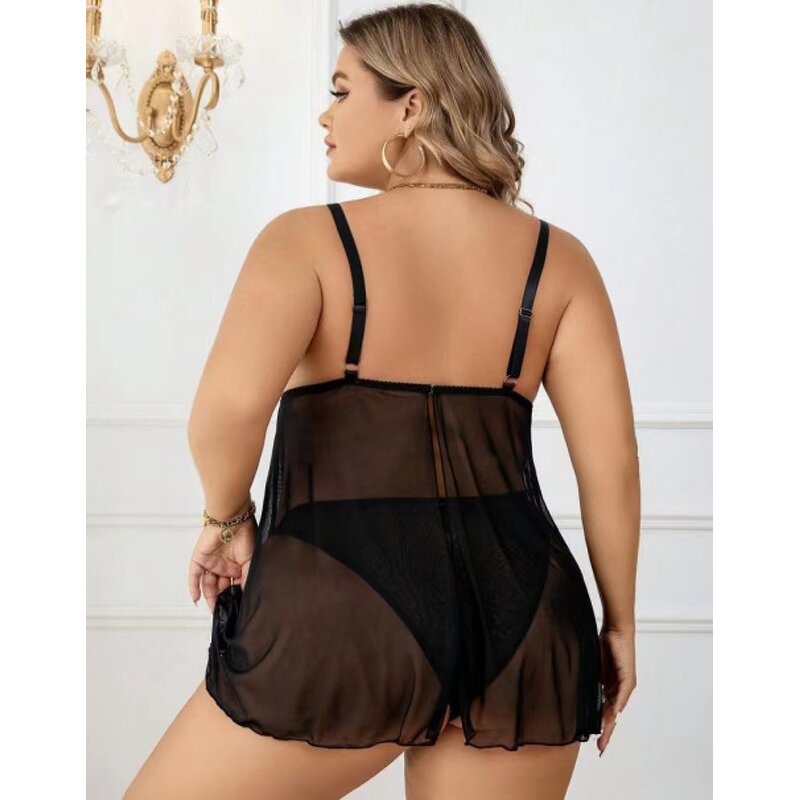 Deep V Sleepwear Supplier - OEM Flirt Nightgown